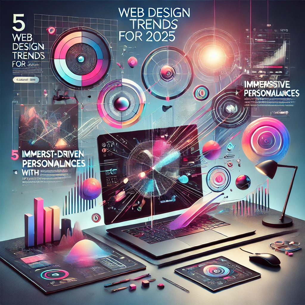 Les 5 tendances incontournables du design web en 2025 : Boostez votre site avec ces nouveautés ! miniature