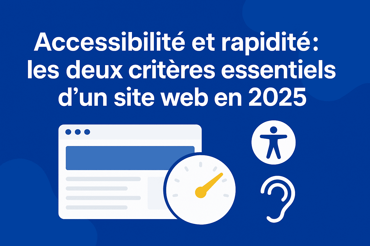 Accessibilité et rapidité : les deux piliers essentiels d’un site web performant en 2025 miniature