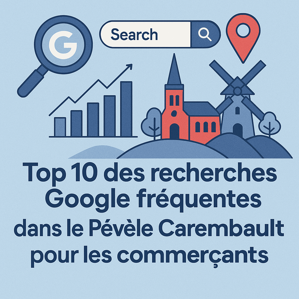 Top 10 des recherches Google fréquentes dans le Pévèle Carembault pour les commerçants image principale