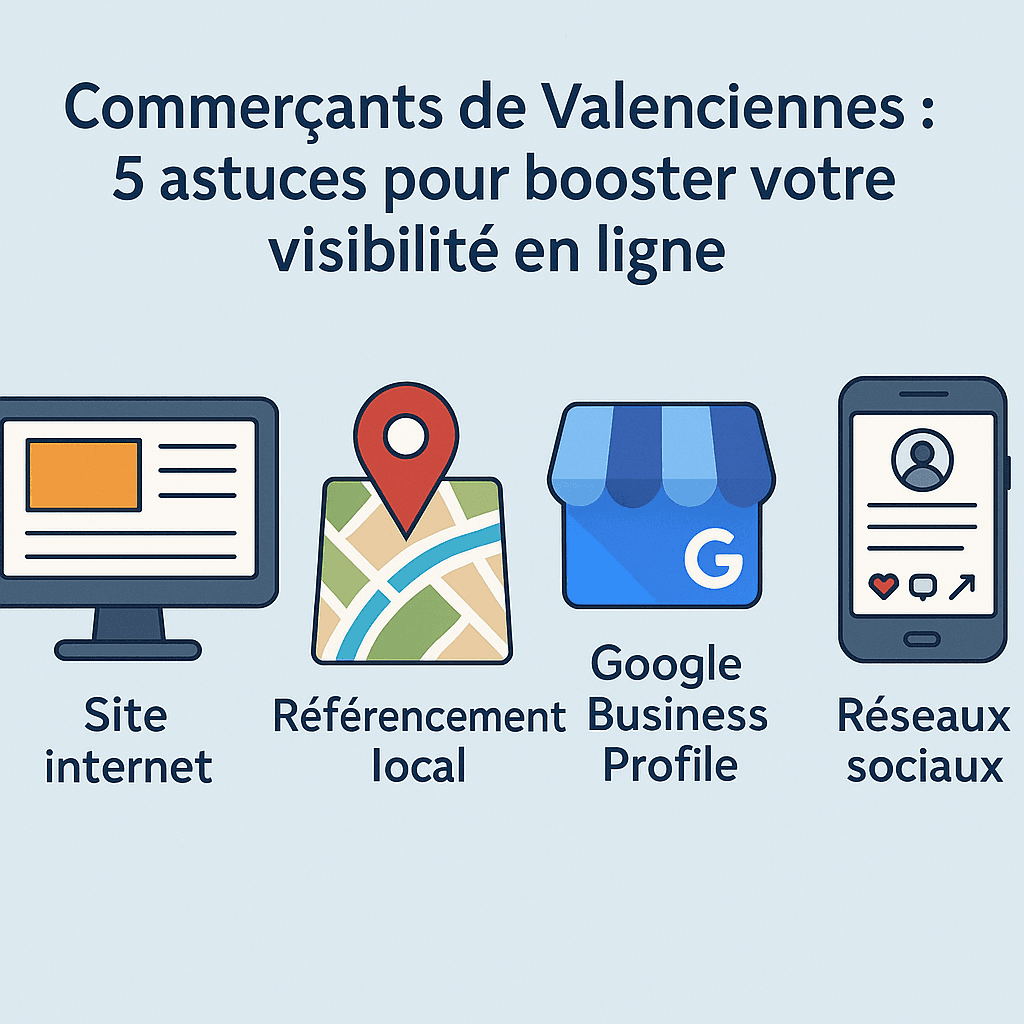 Commerçants de Valenciennes : 5 astuces pour booster votre visibilité en ligne miniature
