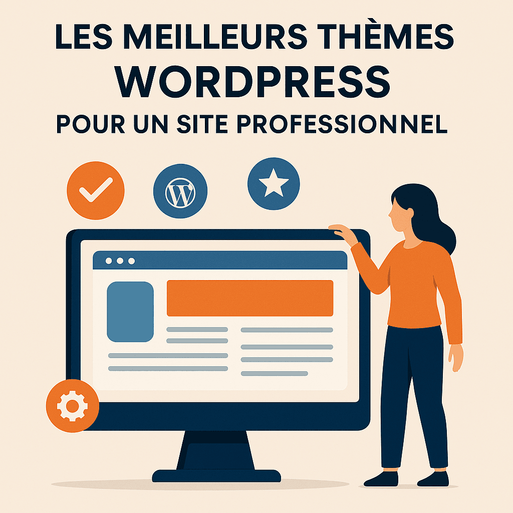 Les meilleurs thèmes WordPress pour un site professionnel image principale