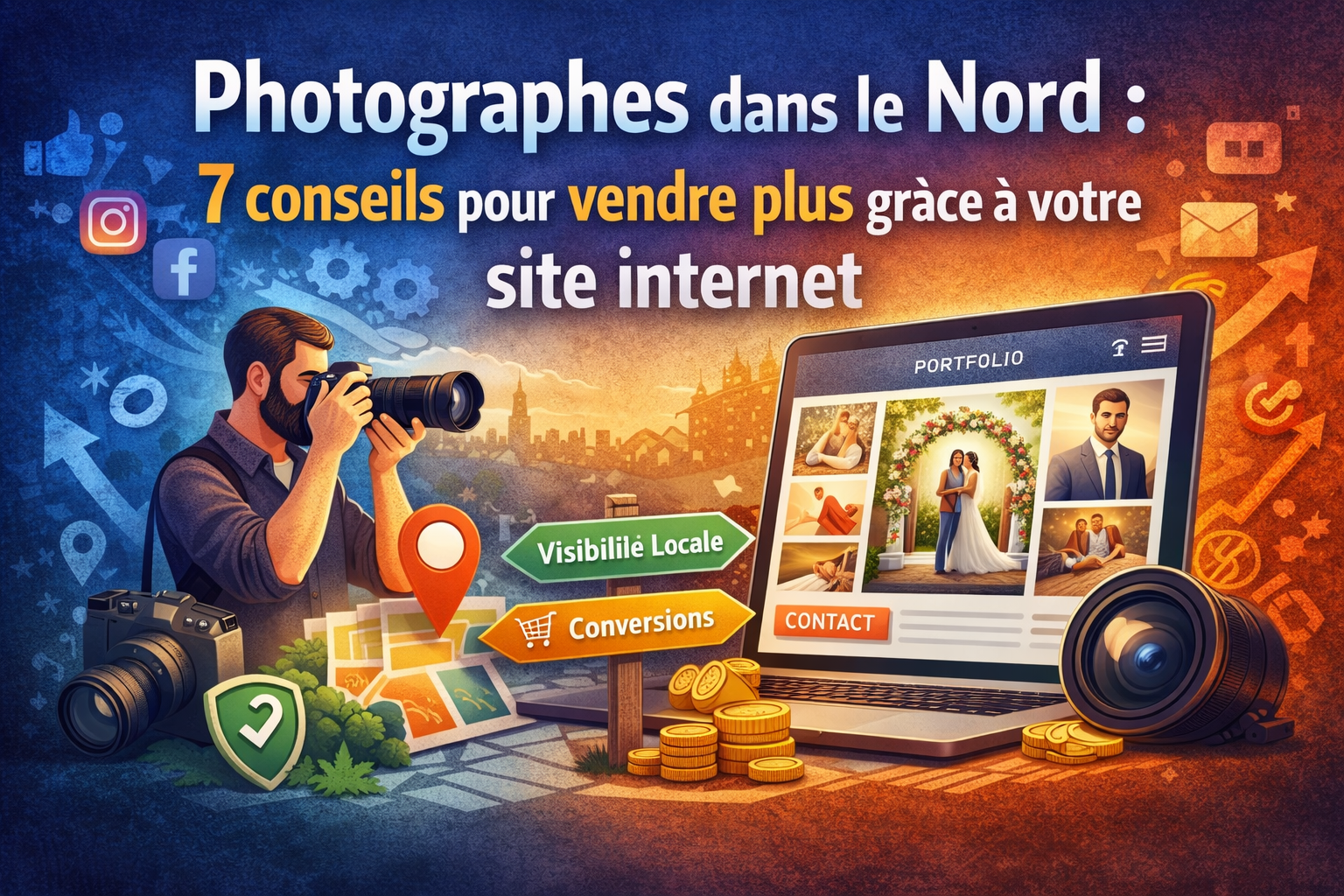 Photographes dans le Nord : 7 conseils pour vendre plus grâce à votre site internet miniature