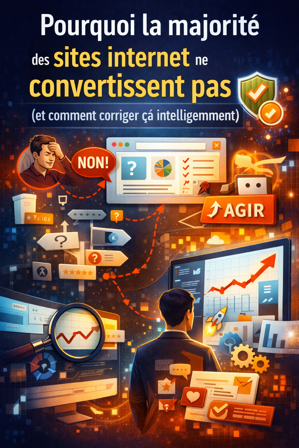 Pourquoi la majorité des sites internet ne convertissent pas (et comment corriger ça intelligemment) miniature