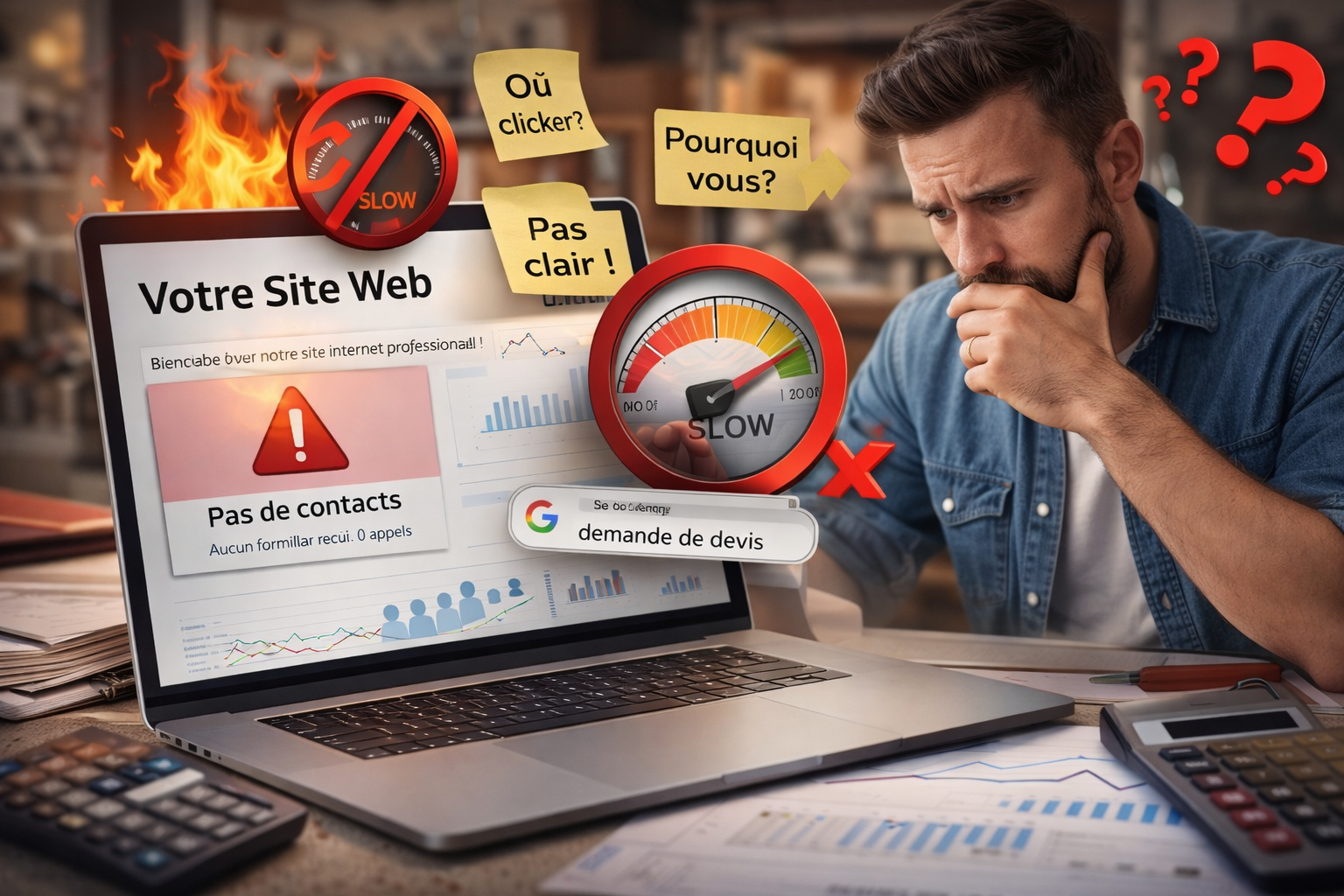 Pourquoi votre site internet ne génère pas de contacts (et comment y remédier) miniature