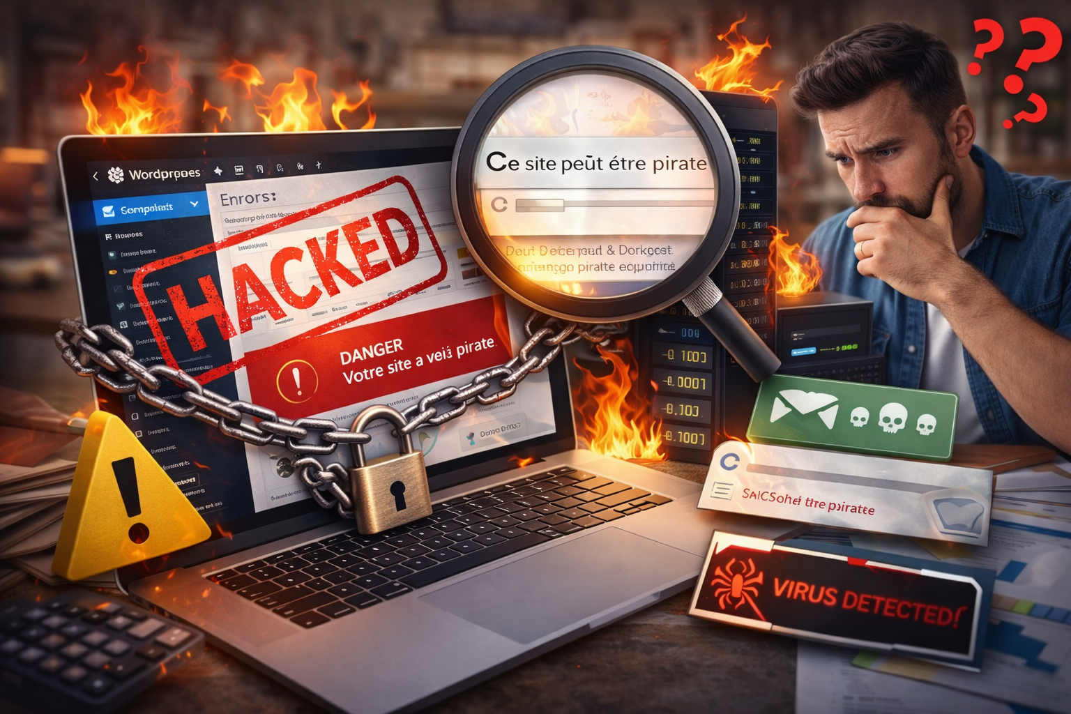 Site WordPress piraté : comment réagir et sécuriser votre site durablement miniature