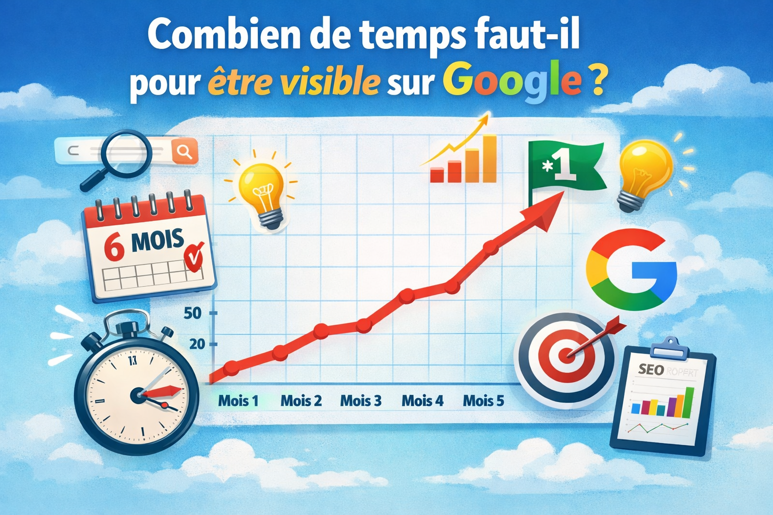 Combien de temps faut-il pour être visible sur Google ? miniature